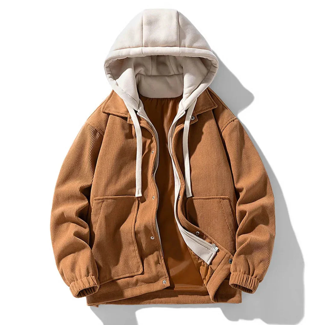 Ulises | David Corduroy Hoodie Jacket - Image 4