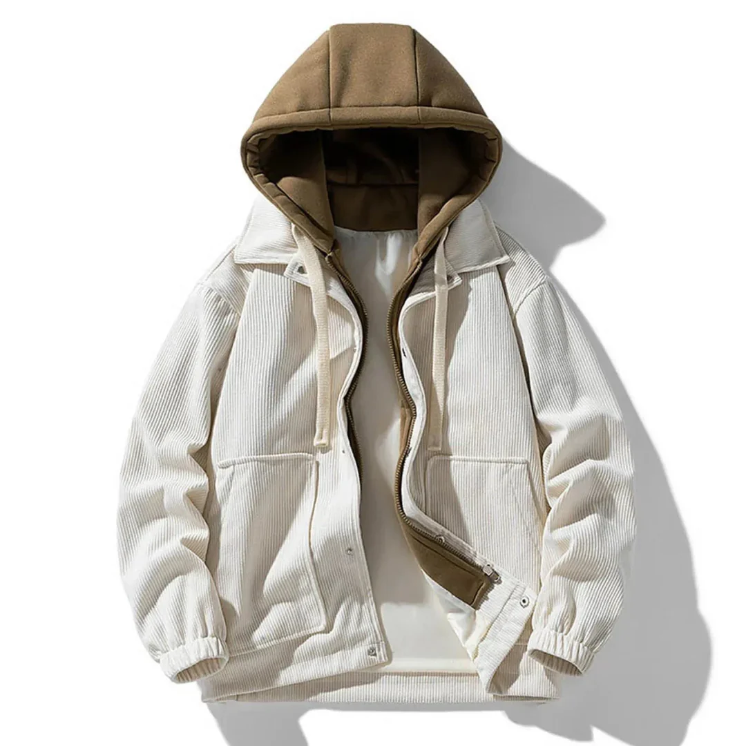Ulises | David Corduroy Hoodie Jacket - Image 5