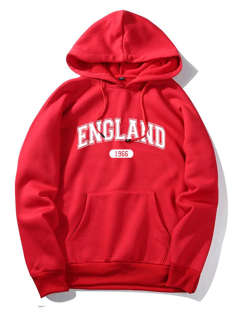 Ulric | England Letter Print Hoodie - Image 11