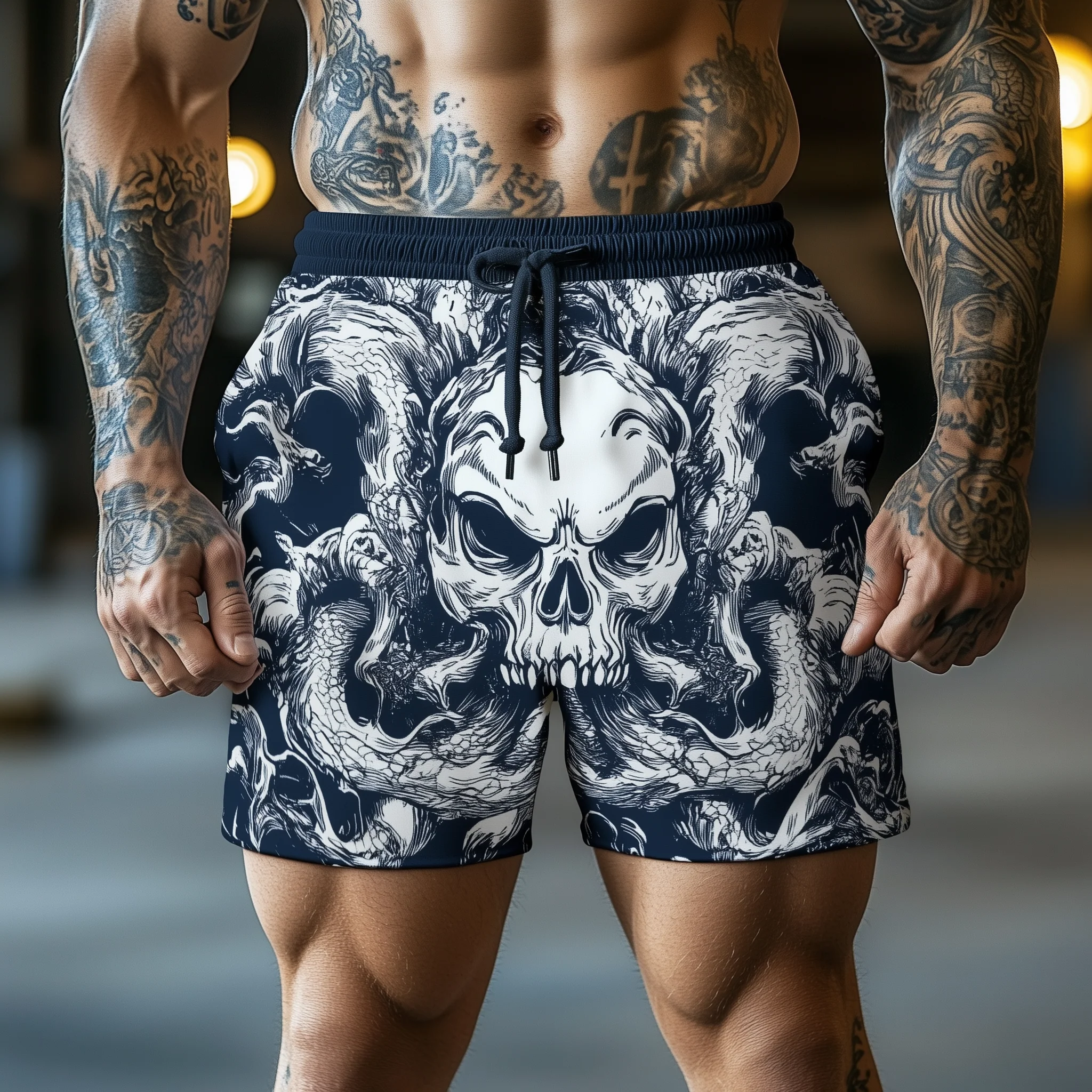 Uriah | Men'S Summer Fashion Street Style Printed Casual Shorts - Image 4