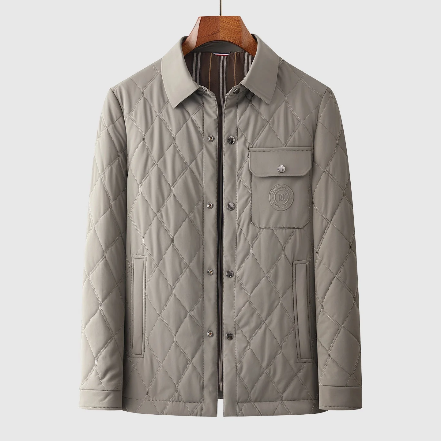 Vadim® | Marco De Luca Mulberry Diamond Jacket - Image 4