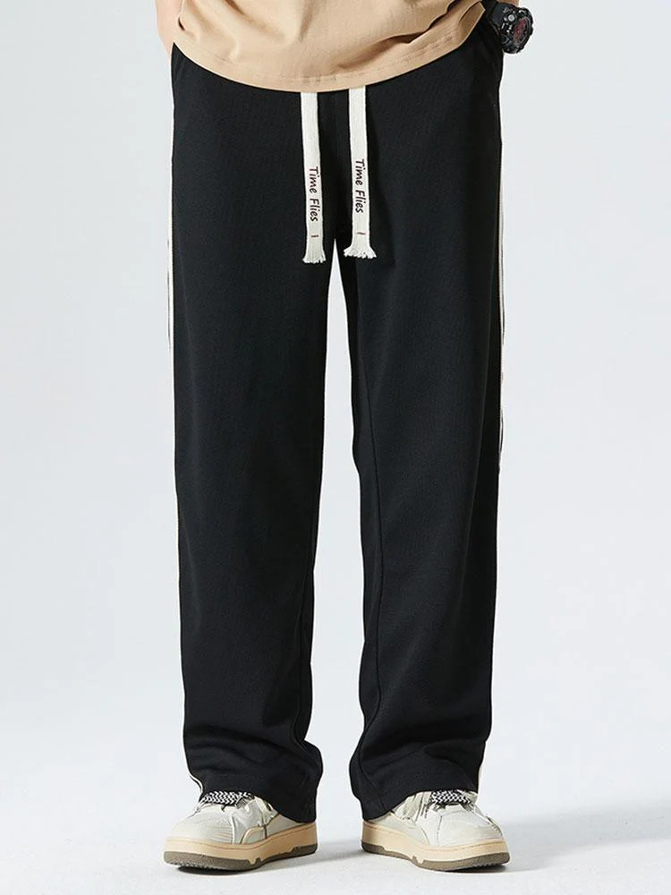 Vincent® | Vintage Side Stripe Loose Fit Straight Leg Pants - Image 7