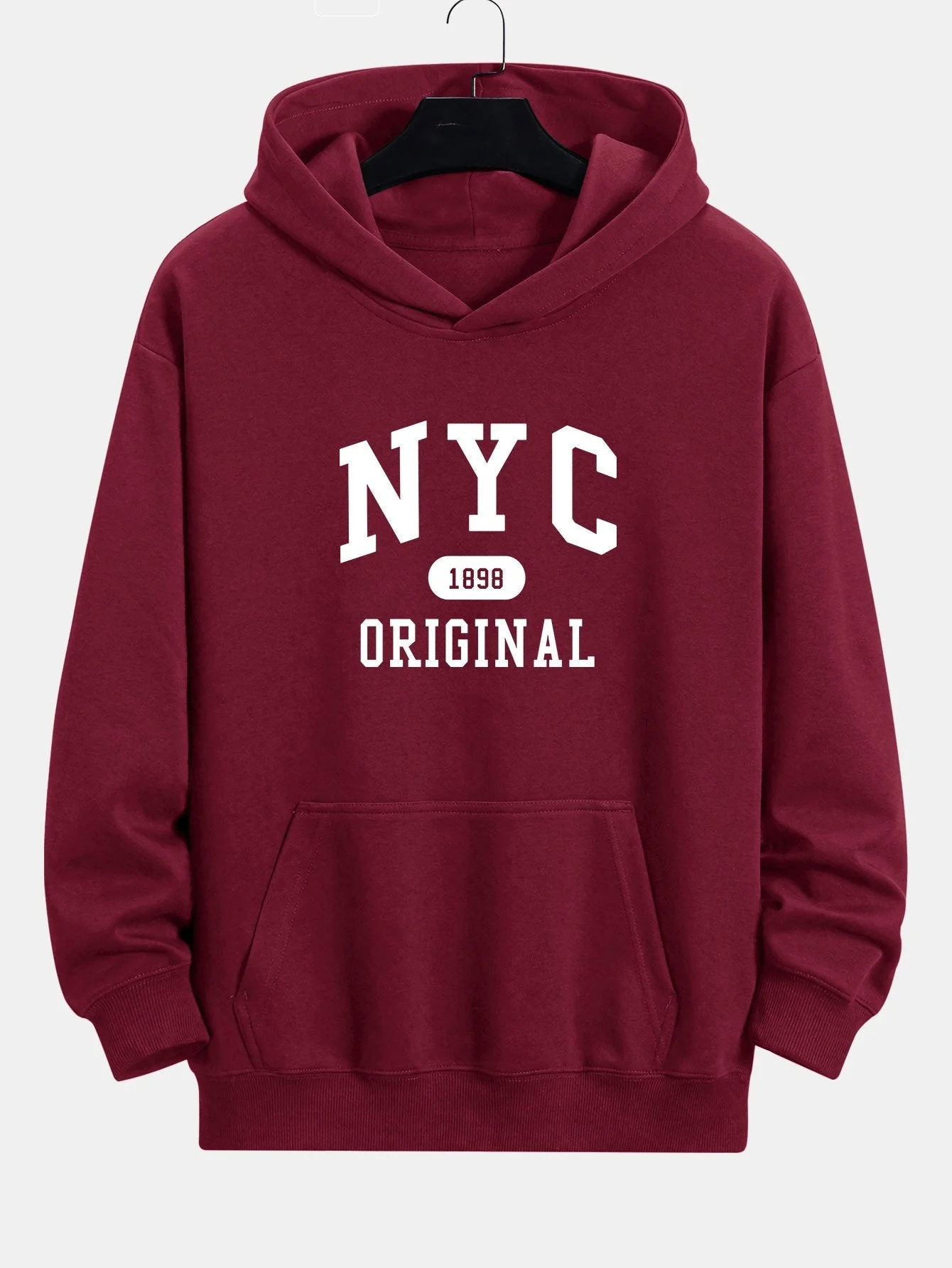 Virgil | NYC Original Print Relax Fit Hoodie - Image 4