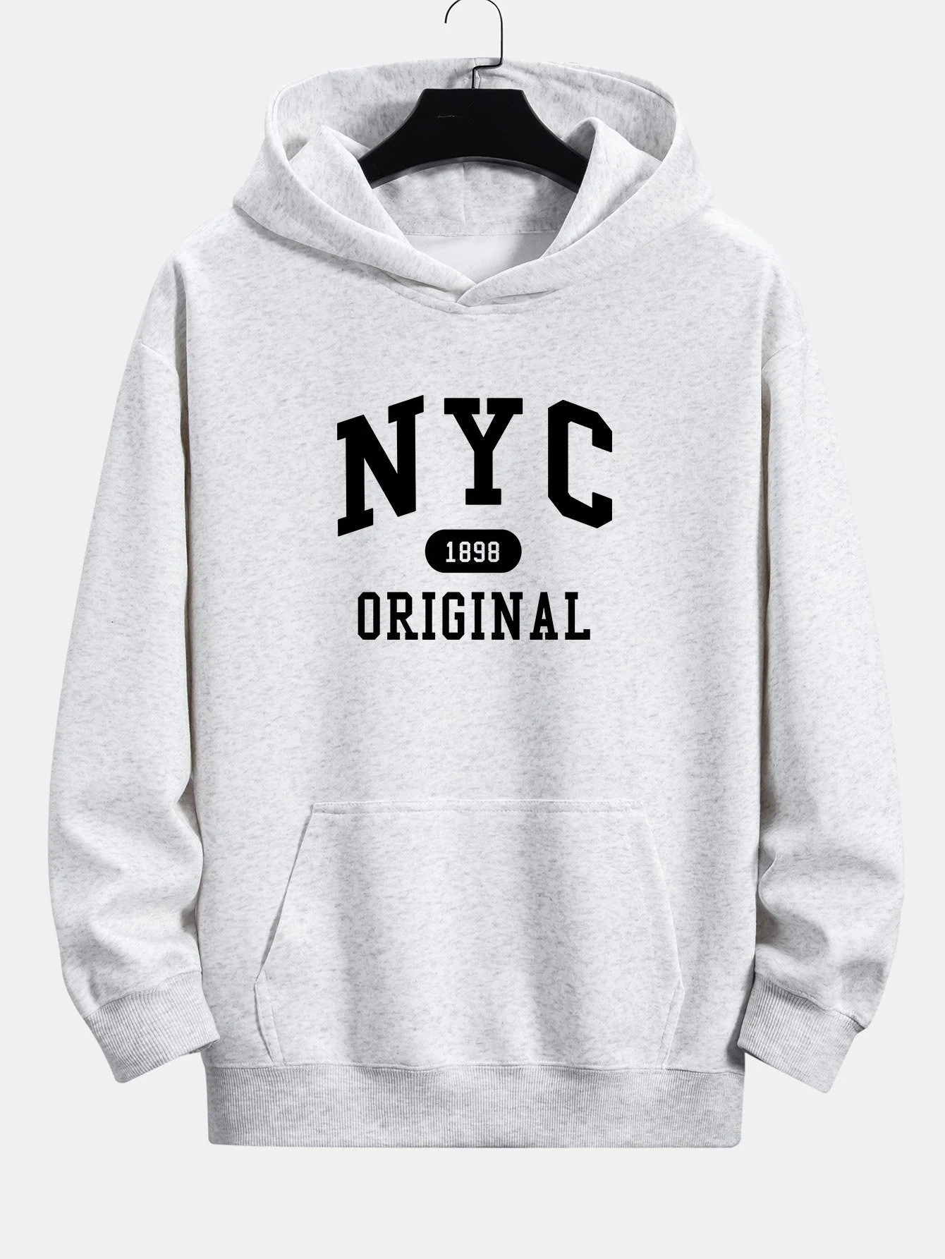 Virgil | NYC Original Print Relax Fit Hoodie - Image 9