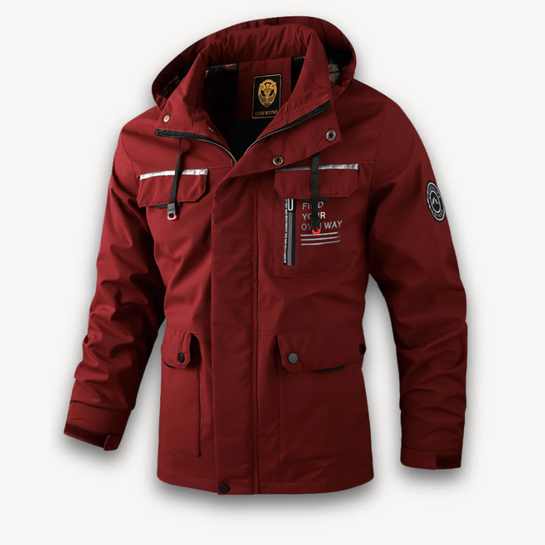 Vlad | Water-repellent hooded jacket with lining - Image 2