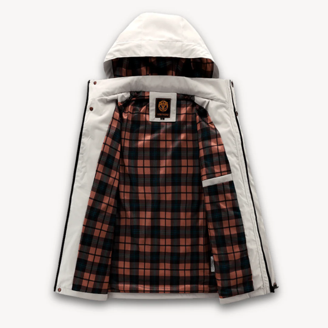 Vlad | Water-repellent hooded jacket with lining - Image 6