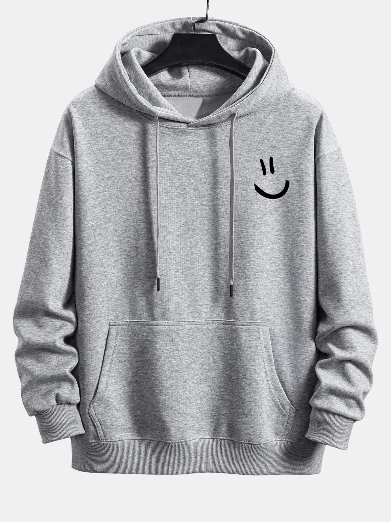 Watson | Smiley Face Print Relax Fit Hoodie - Image 6