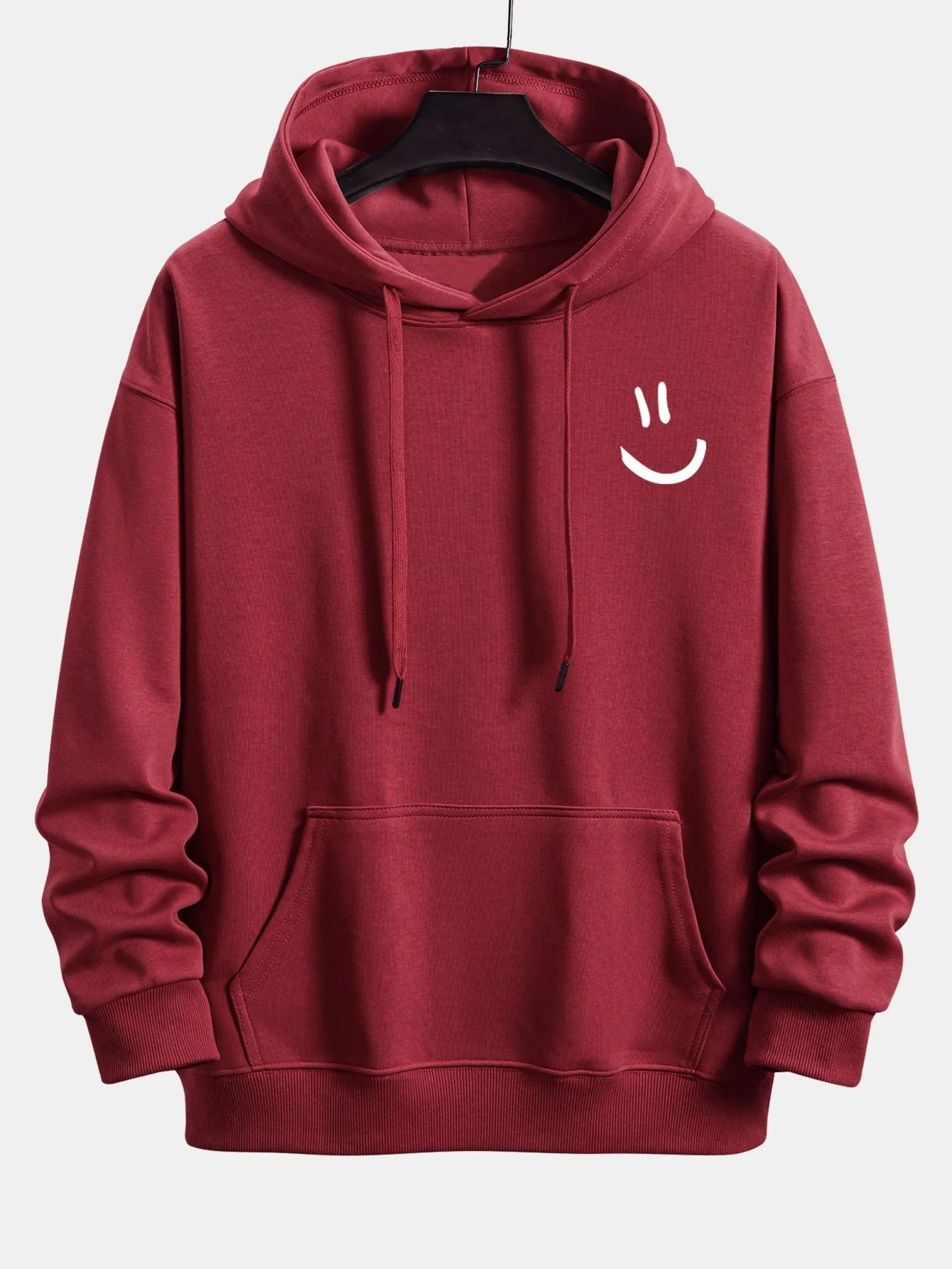 Watson | Smiley Face Print Relax Fit Hoodie - Image 7