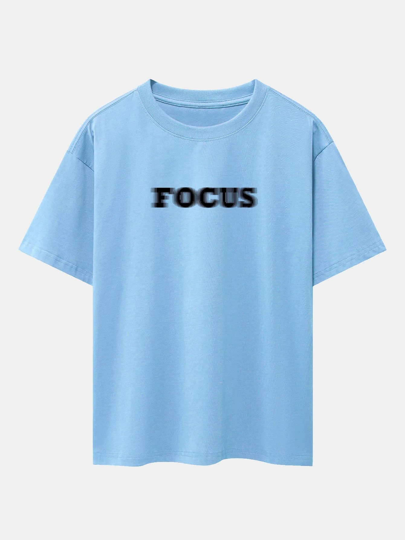 Wayne® | Vague Focus Print Drop Shoulder Oversize T-Shirt - Image 14