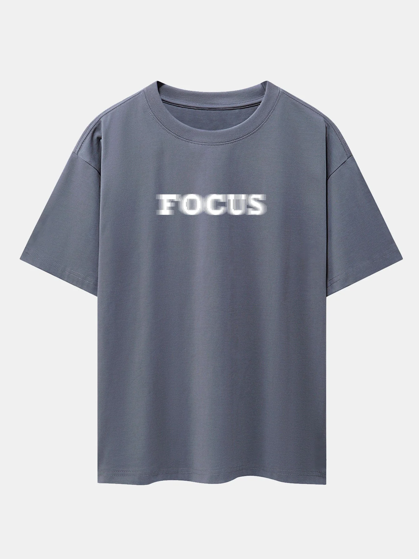 Wayne® | Vague Focus Print Drop Shoulder Oversize T-Shirt - Image 6
