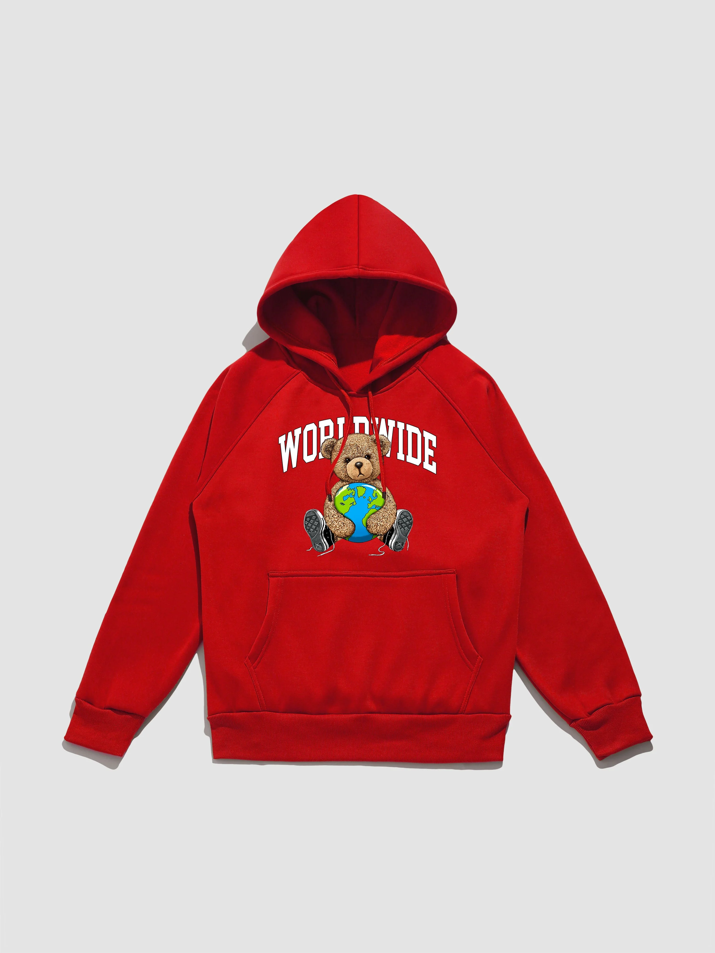 Wesley | Worldwide Bear Print Hoodie - Image 9