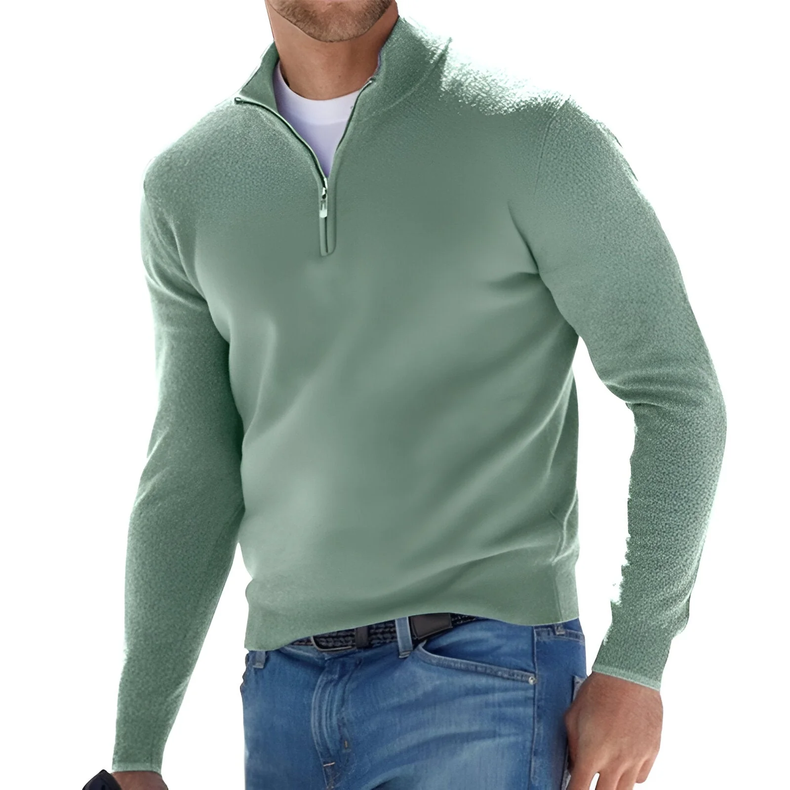 William® | Half-zip sweater for men - Image 6