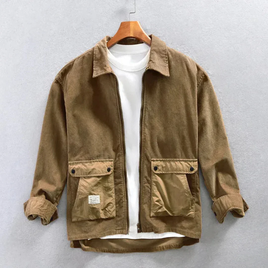 Xavier | Marcus Cotton Corduroy Work Jacket - Image 3