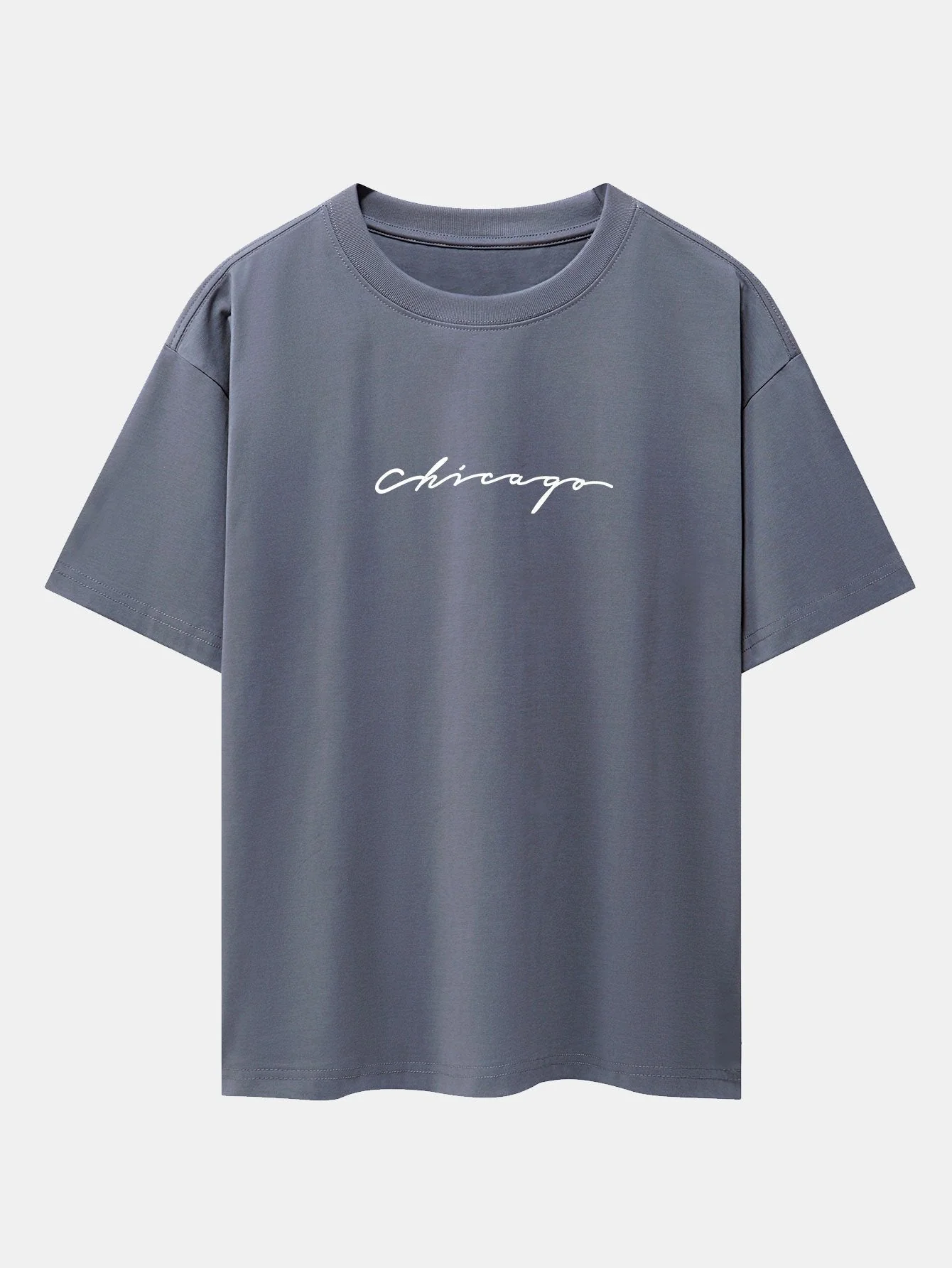 Zacarías® | Chicago Print Heavy Weight Oversize T-Shirt - Image 4