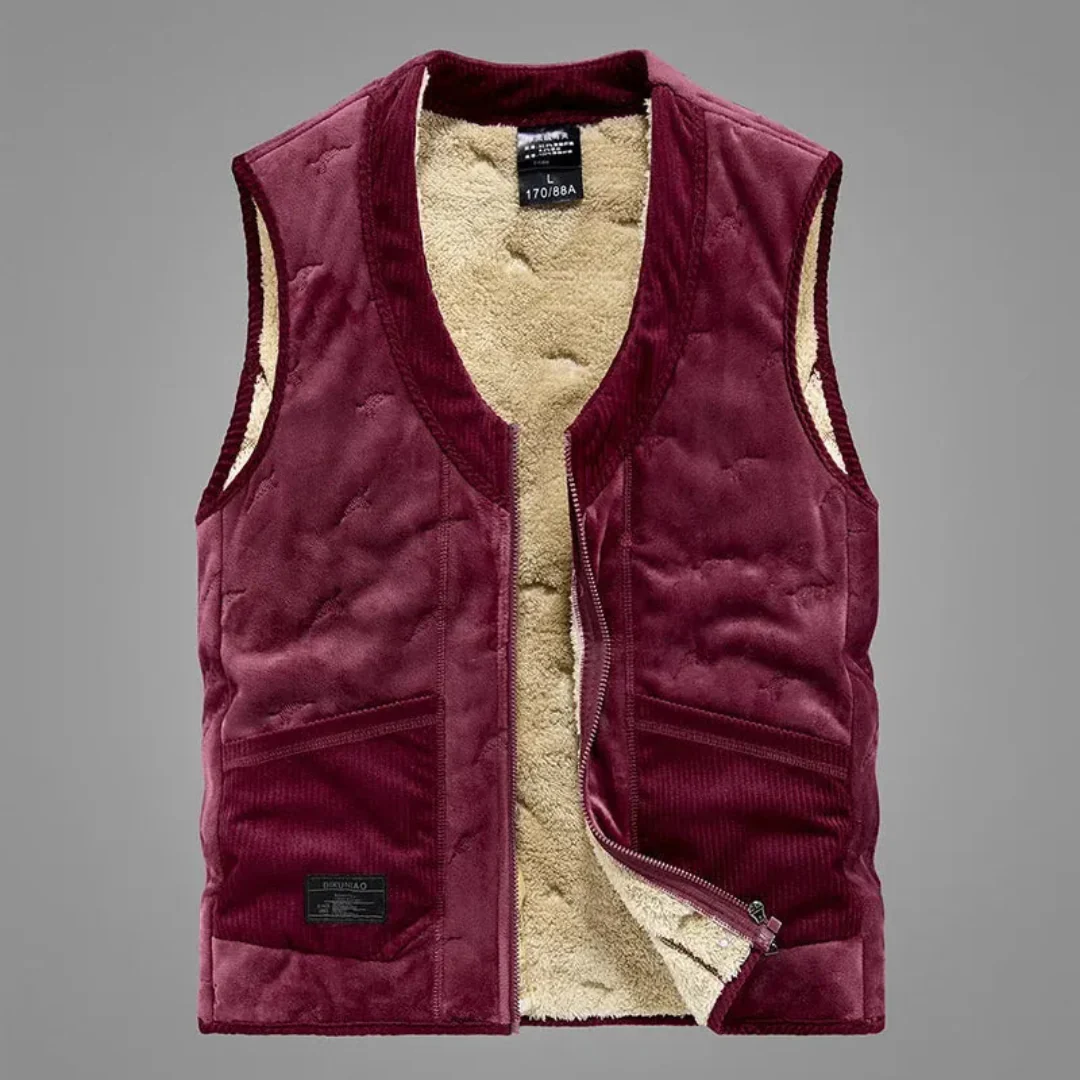 Zacarías | Woodland Sherpa Reversible Vest - Image 5