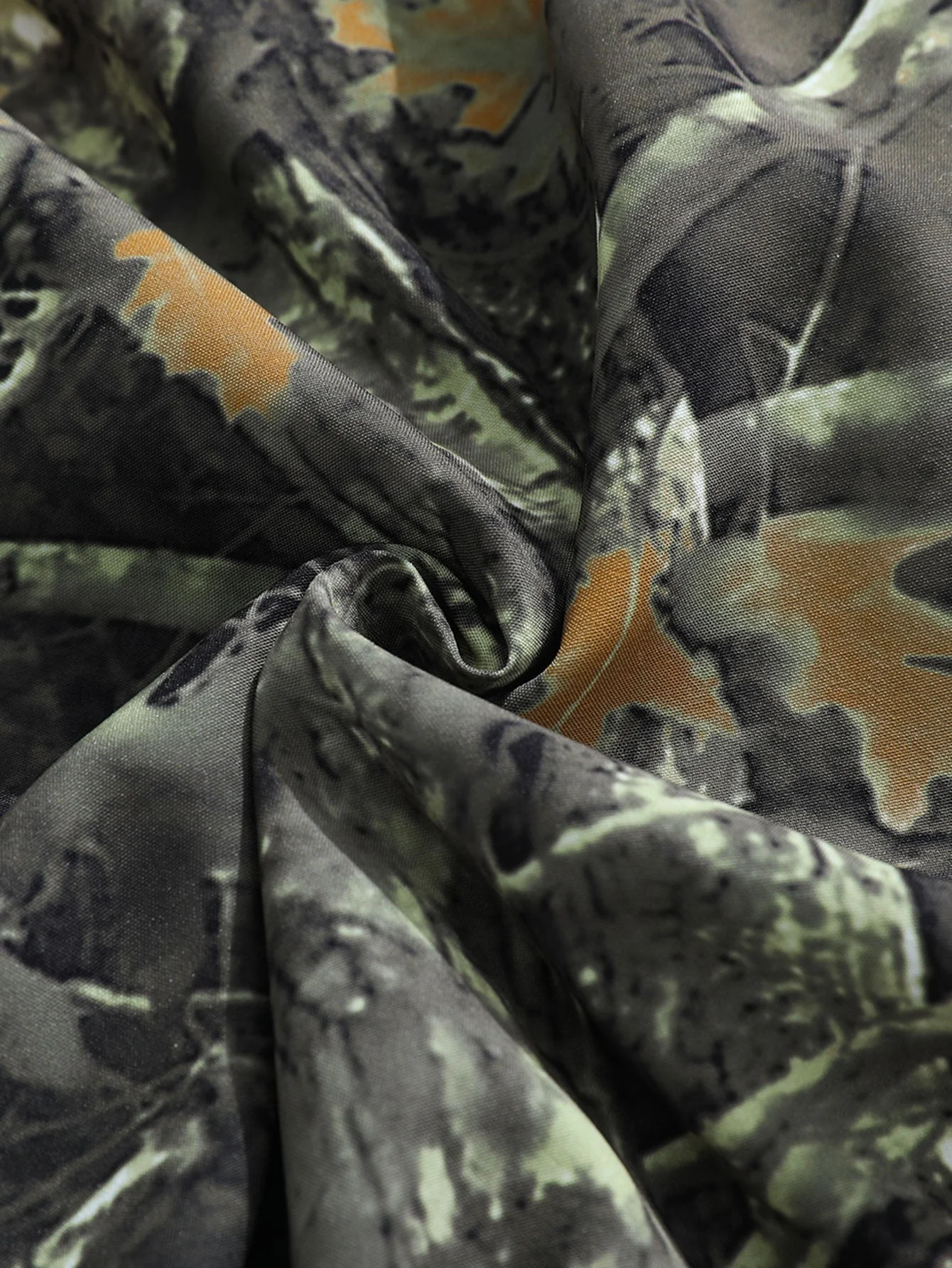 Zacchaeus | Forest Camo Print Drawstring Shorts - Image 6