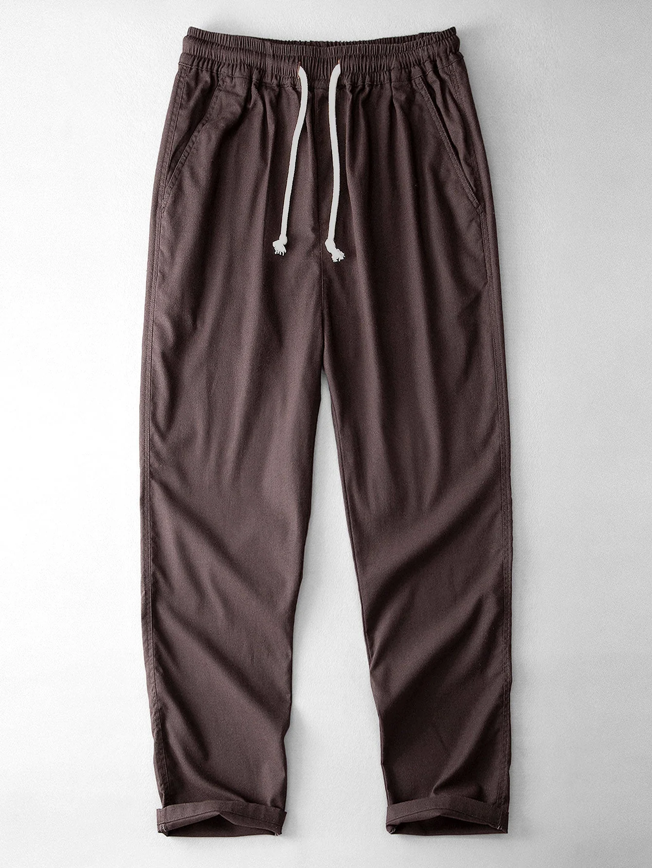 Zachary® | Waffle Button Up Shirt & Straight Leg Linen Pants - Image 16