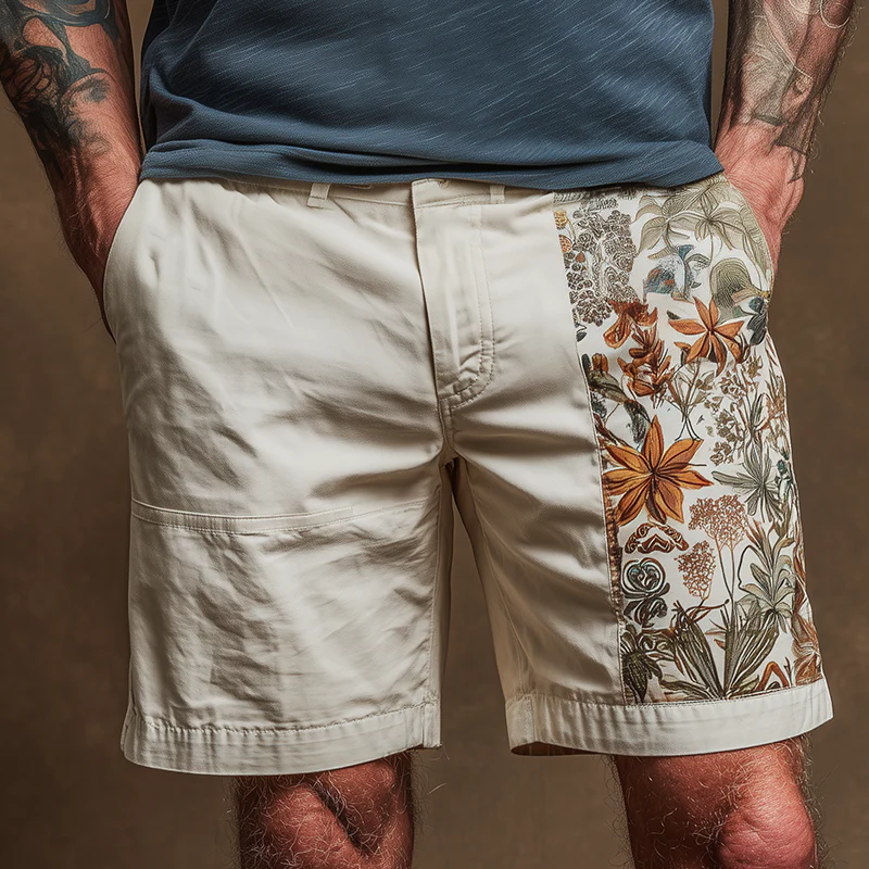 Zachary | Men'S Summer Fashion Printed Cotton Blended Casual Shorts - Image 2