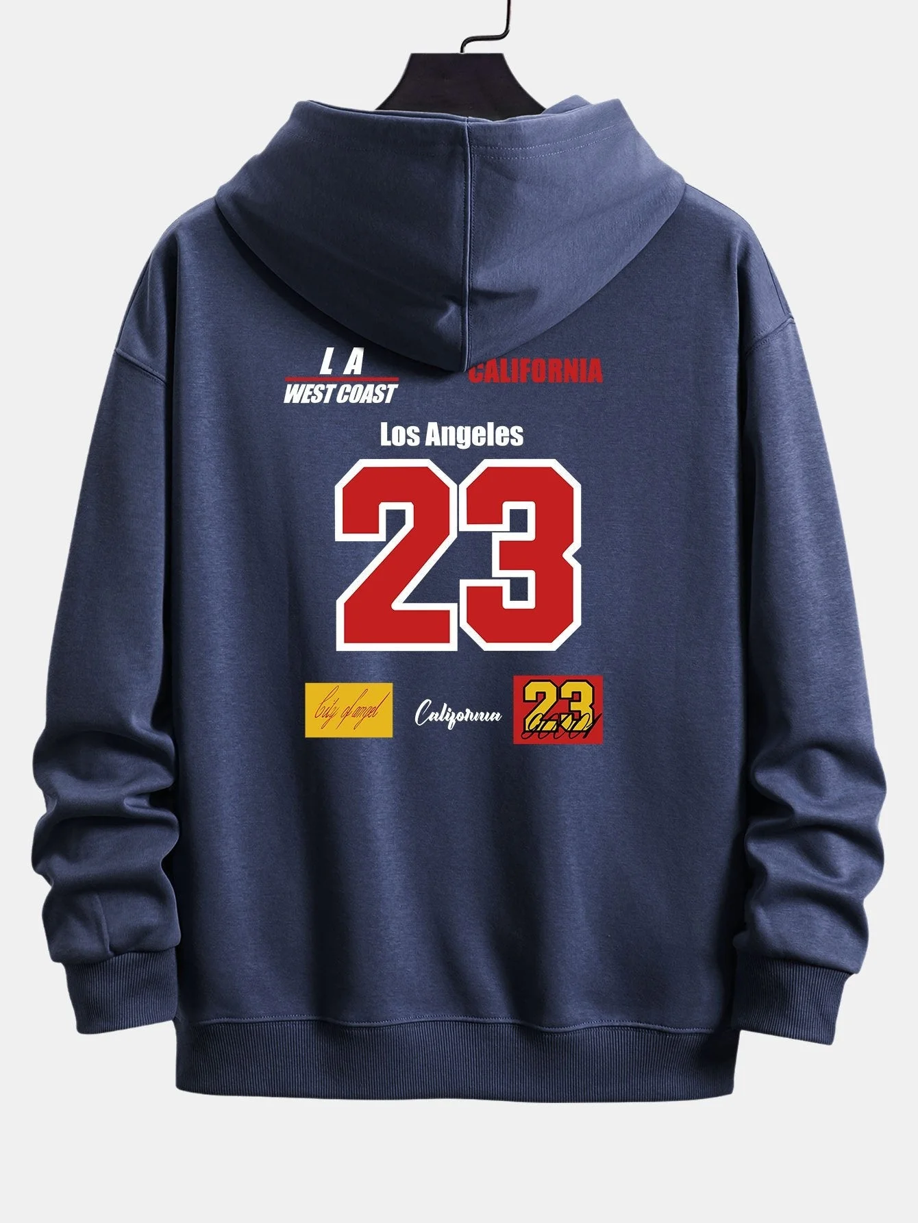 Zayn | Number 23 Print Relax Fit Hoodie - Image 4