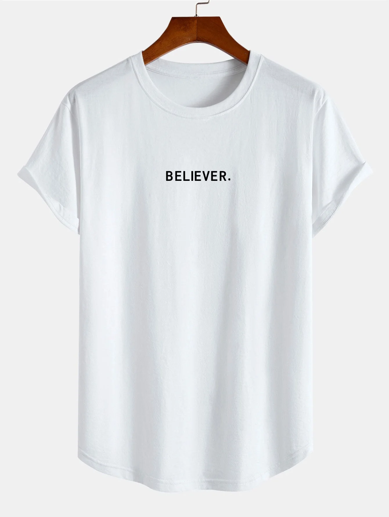 Zelmar® | Print Cotton Arc Hem T-Shirt