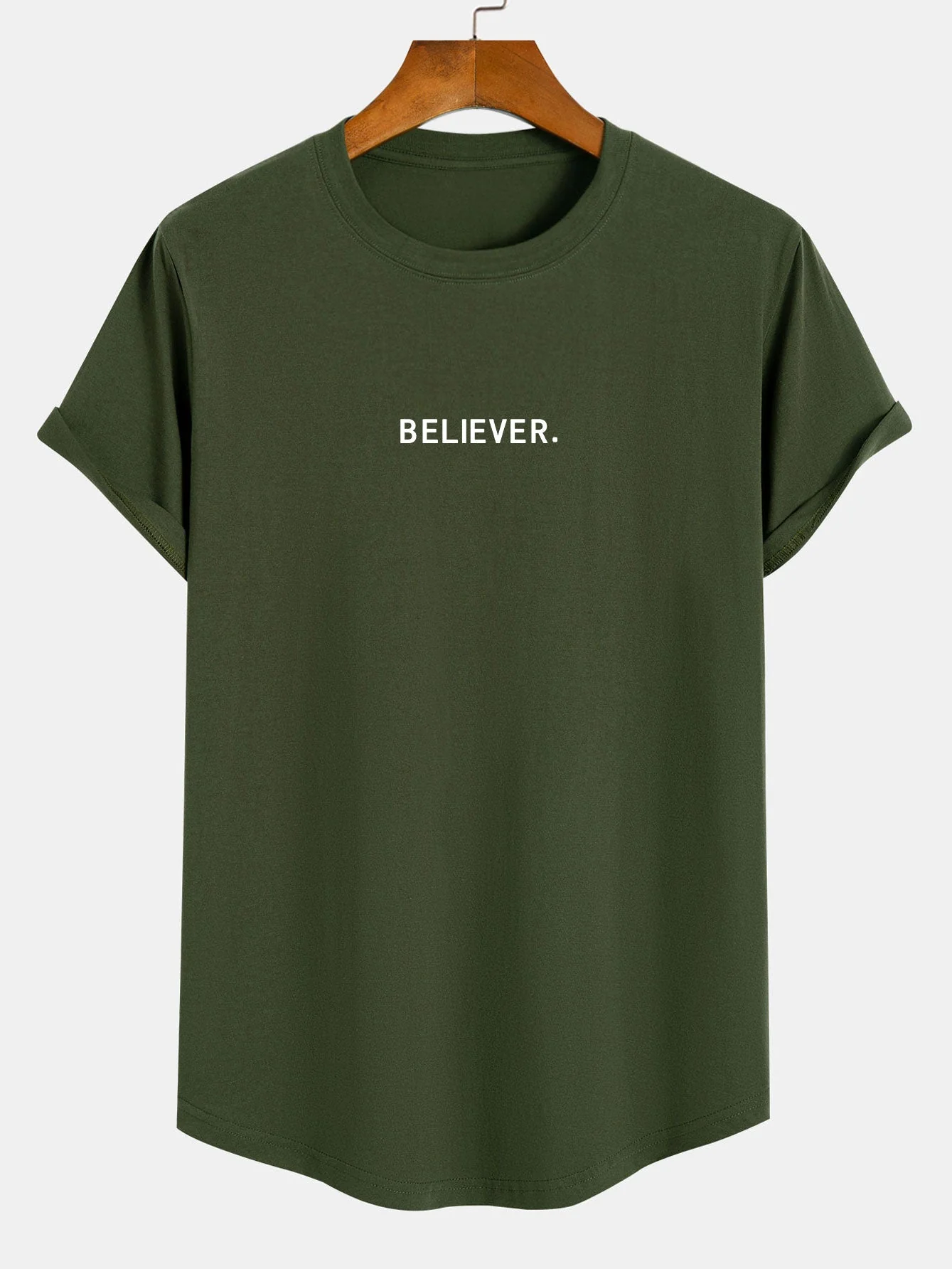 Zelmar® | Print Cotton Arc Hem T-Shirt - Image 5