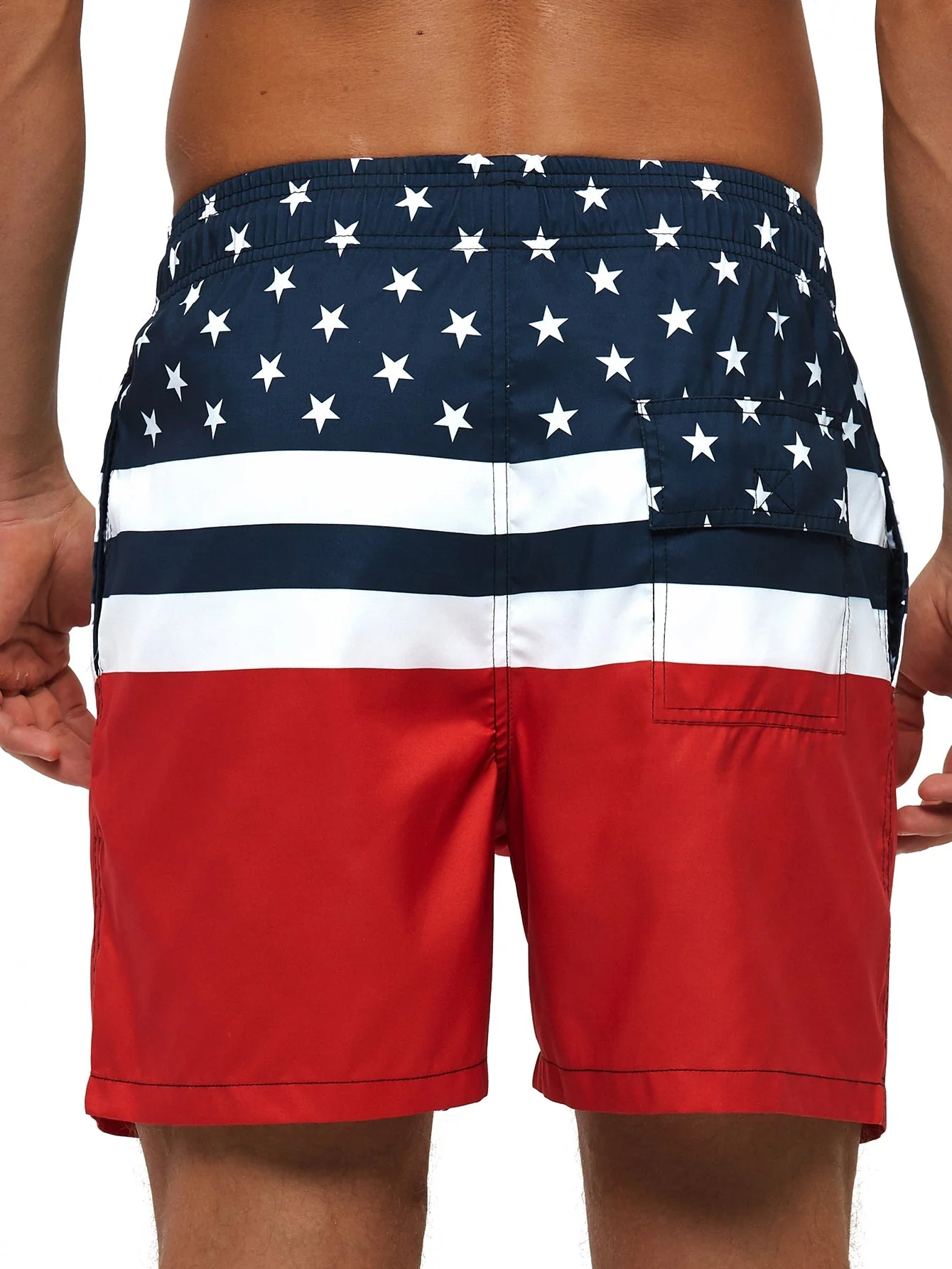 Zeno | Stars And Stripes Print Swim Shorts - Image 4