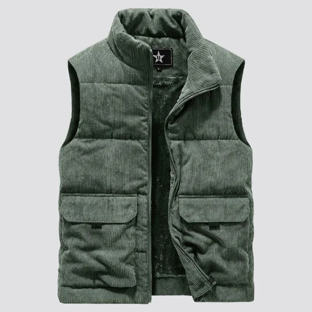 Zeno | William Sherpa Corduroy Vest - Image 4